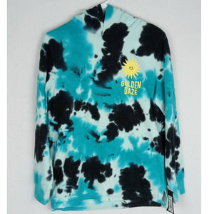 Art Class Boys' XS 4/5 Tie-Dye Hoodie Blue Sweatshirt